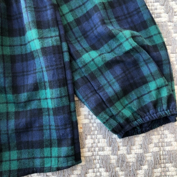 Maurices blue plaid button front baby doll top size medium - Picture 11 of 12